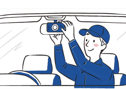 スタッフ取り付け画像